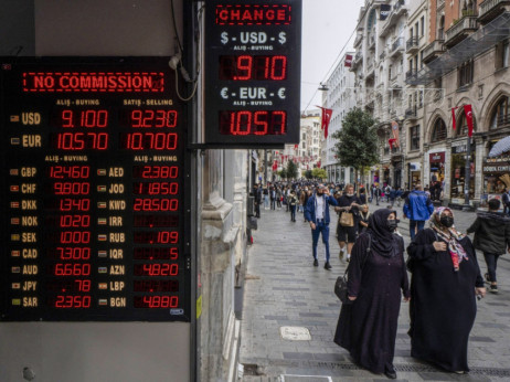 Središnja banka apelira na banke da ne šalju dolare iz Turske