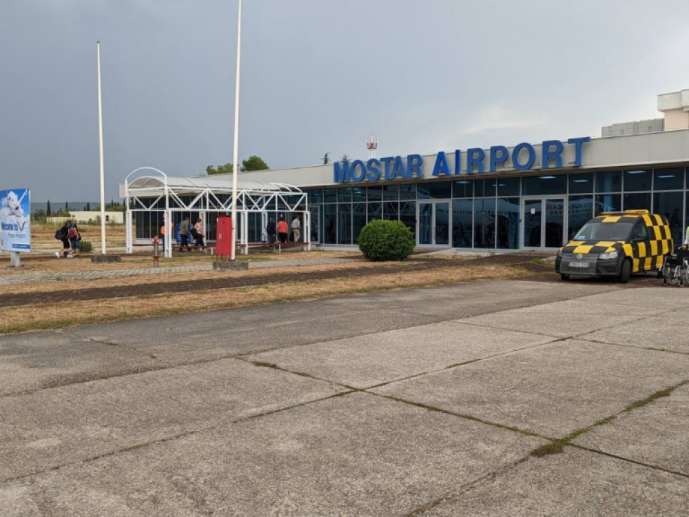 Mostarski aerodrom u novembru uslužio svega pet putnika