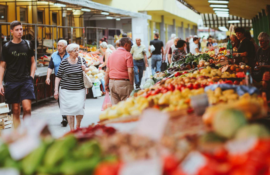 Godišnja inflacija u BiH 6,5 odsto, zabilježen mjesečni pad cijena