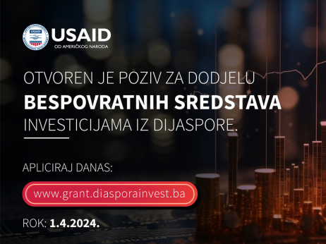 Grant program Vlade SAD-a ohrabrio desetine investicija dijaspore u BiH