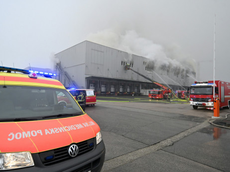 Požar zajel skladišče Spara v BTC City